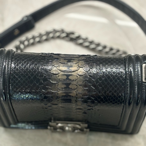 Chanel Small Boy Bag Python - Picture 4 of 11